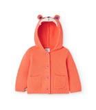 Boboli Ζακέτα πλεκτή με κουκούλα UNISEX BEBE