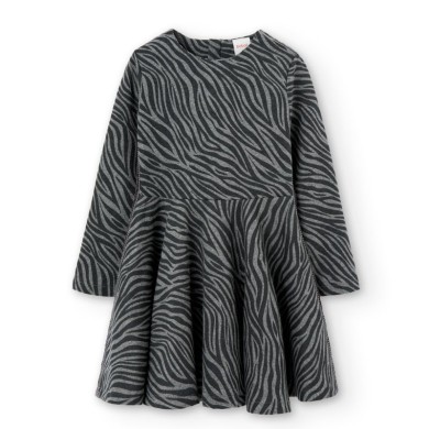 Boboli Φόρεμα μακρυμάνικο animal print 