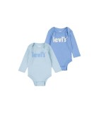 Levi's Σετ 2 κορμάκια μακρυμάνικα UNISEX BEBE